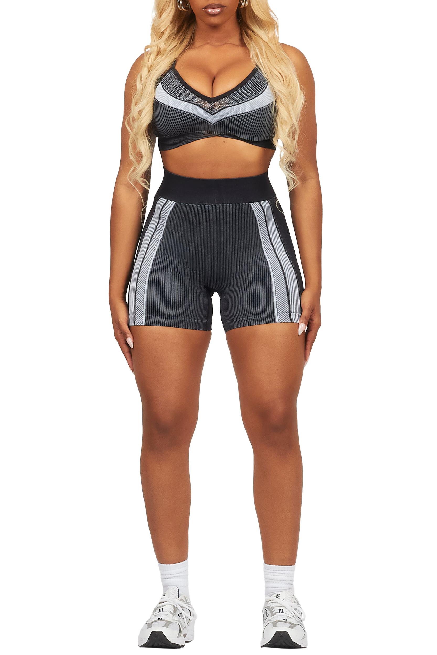 Deseree Black Bike Short Set Female Product Image