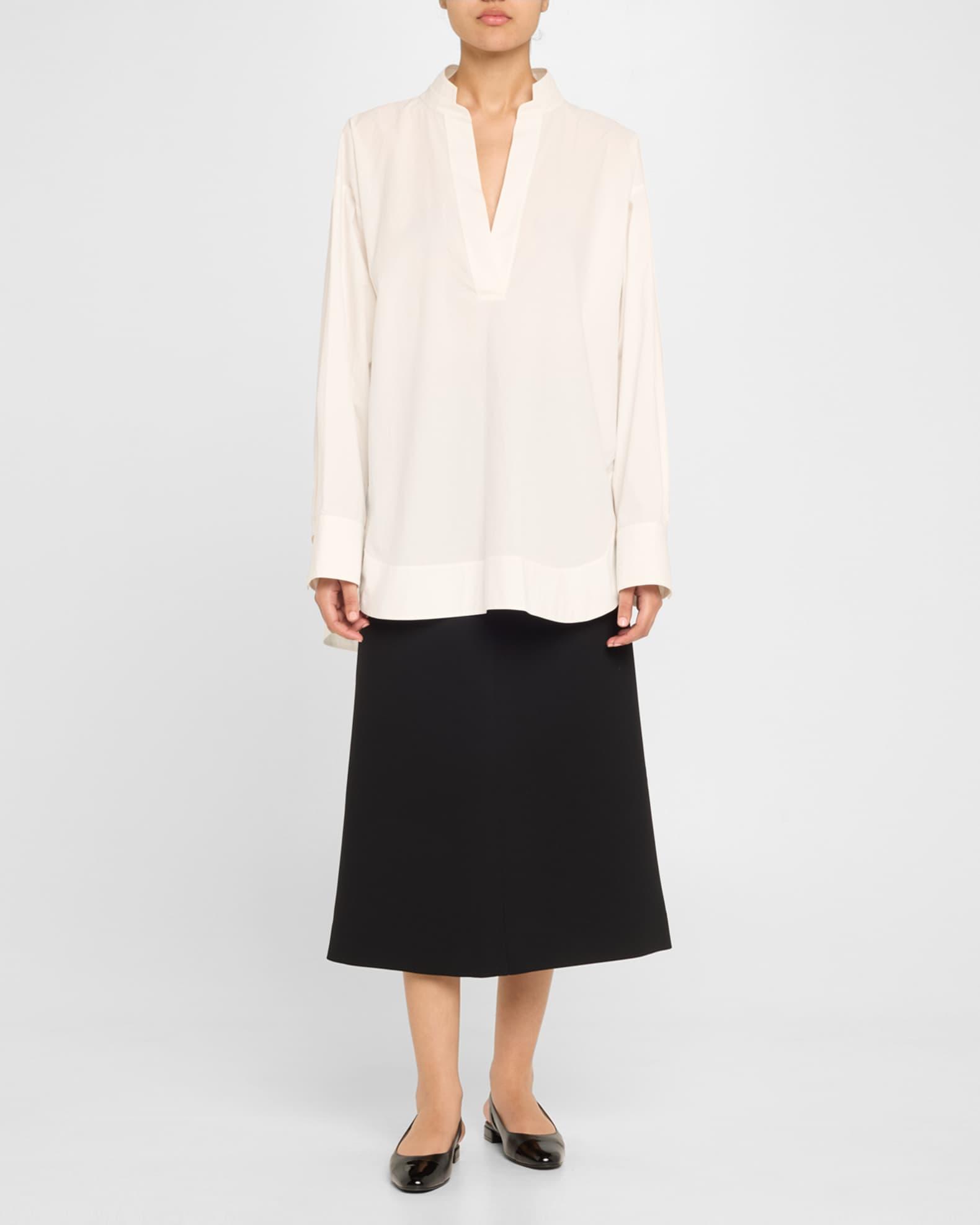 Sleek Leather Slingback Ballerina Flats Product Image