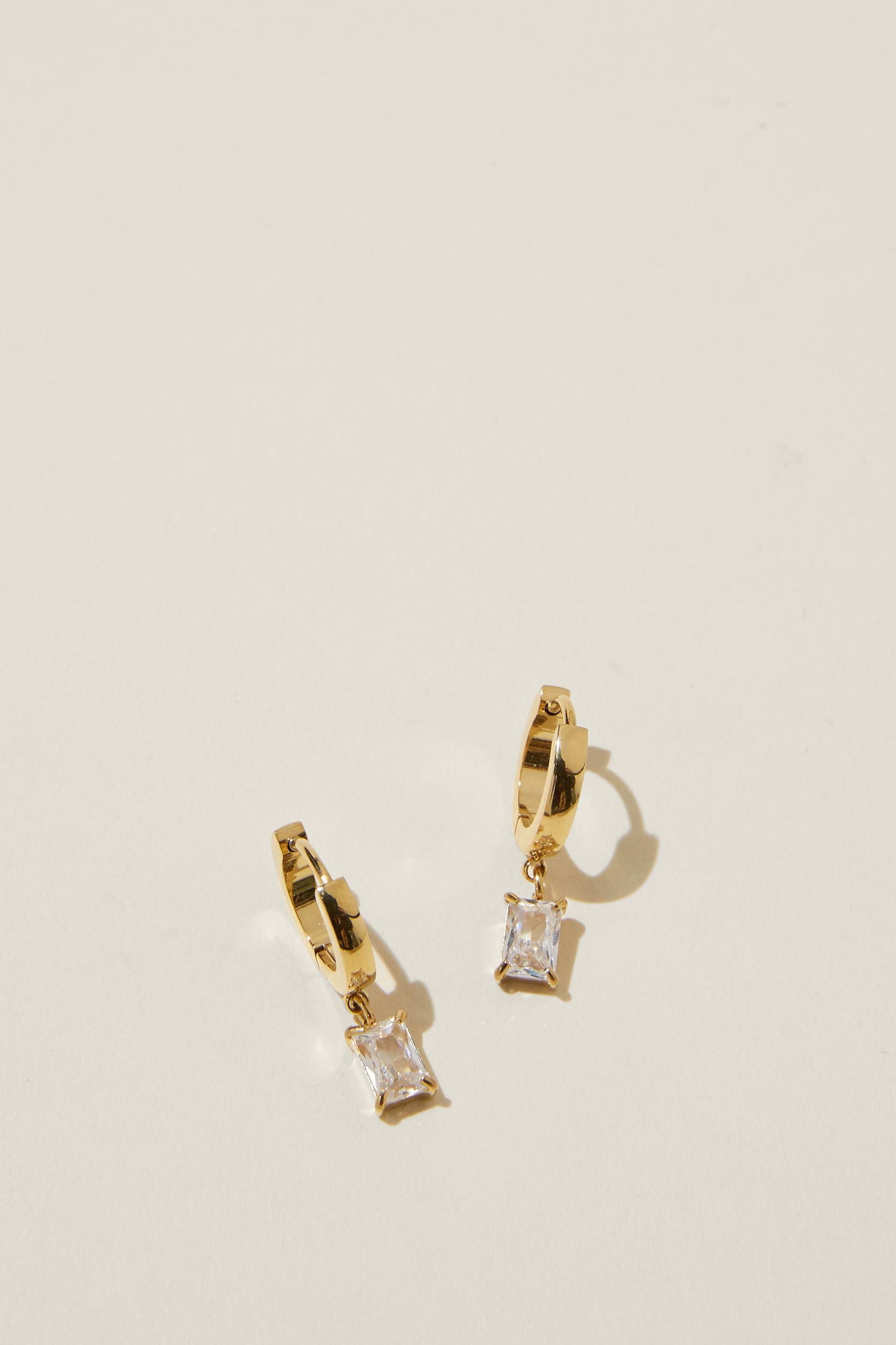 Waterproof Mid Charm Earring Product Image