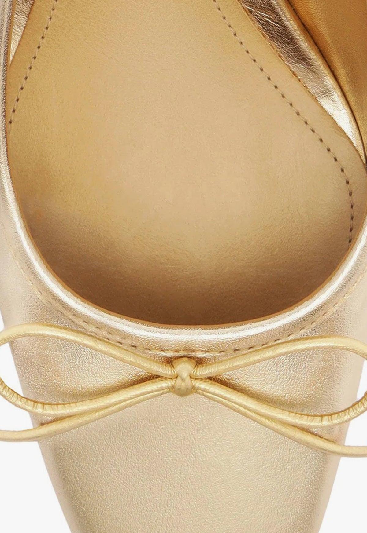 Arissa Block Metallic Leather Pump Product Image