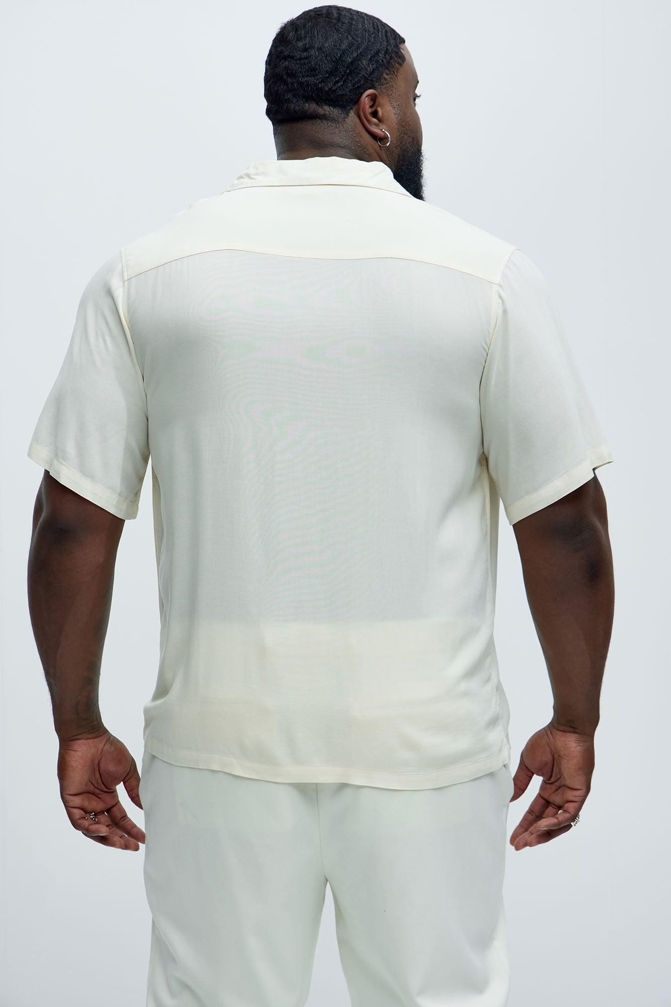 Tokyo-Japan Embroidered Shirt - Red/White Product Image