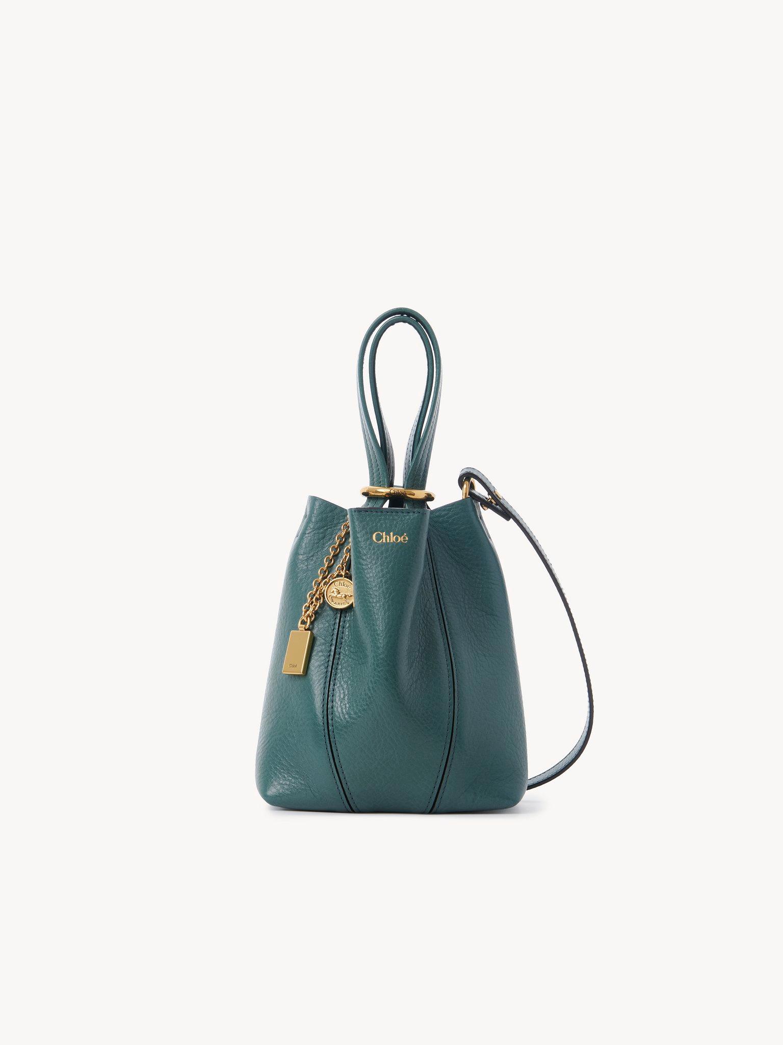 Small Chloé Spin tote bag in grained leather Product Image
