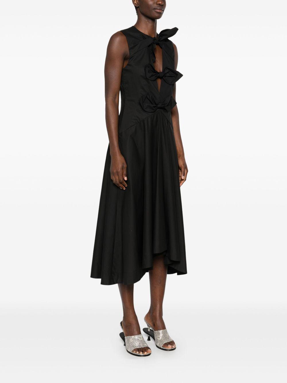 bow-detail midi dress Product Image
