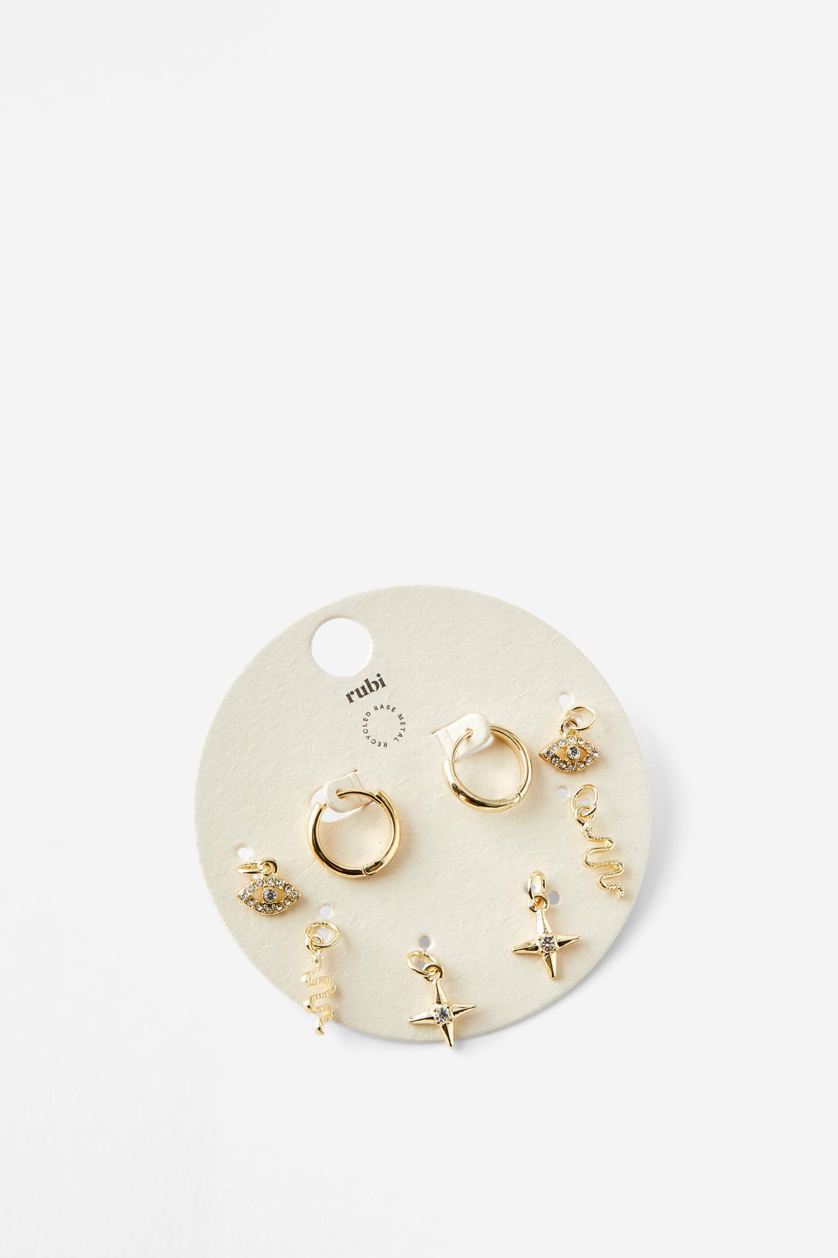 Charm Huggie Set Product Image