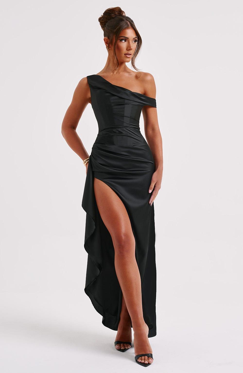 Juliene Maxi Dress - Black Product Image