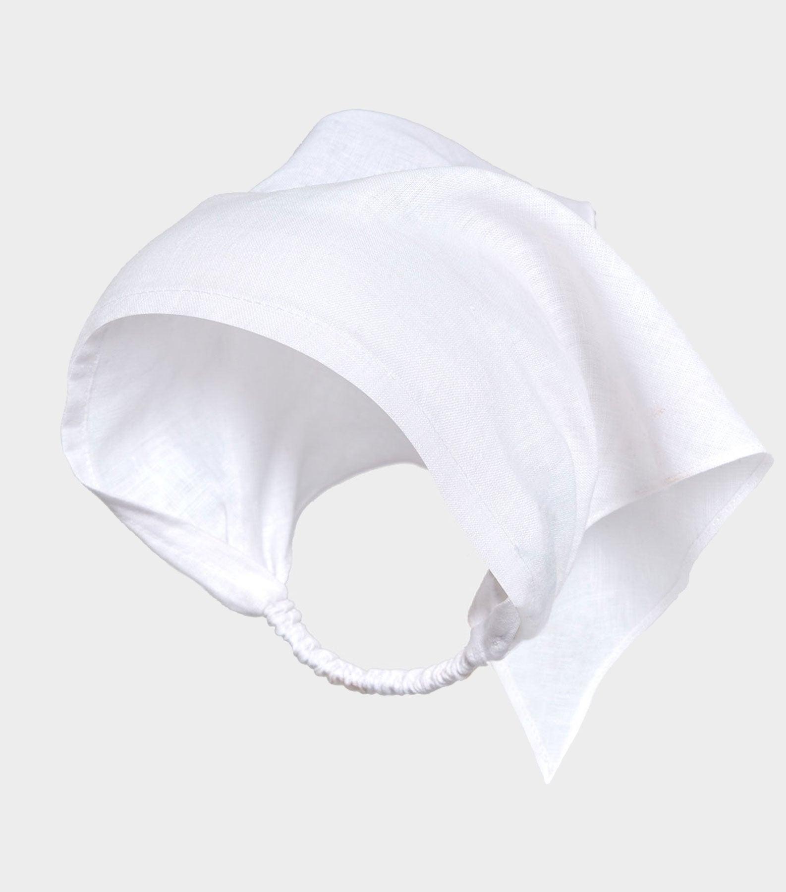 Linen Headscarf - White Product Image