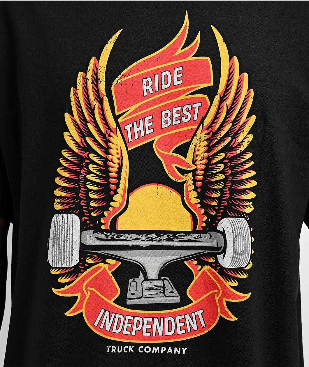 Independent Ride Free Black T-Shirt Product Image