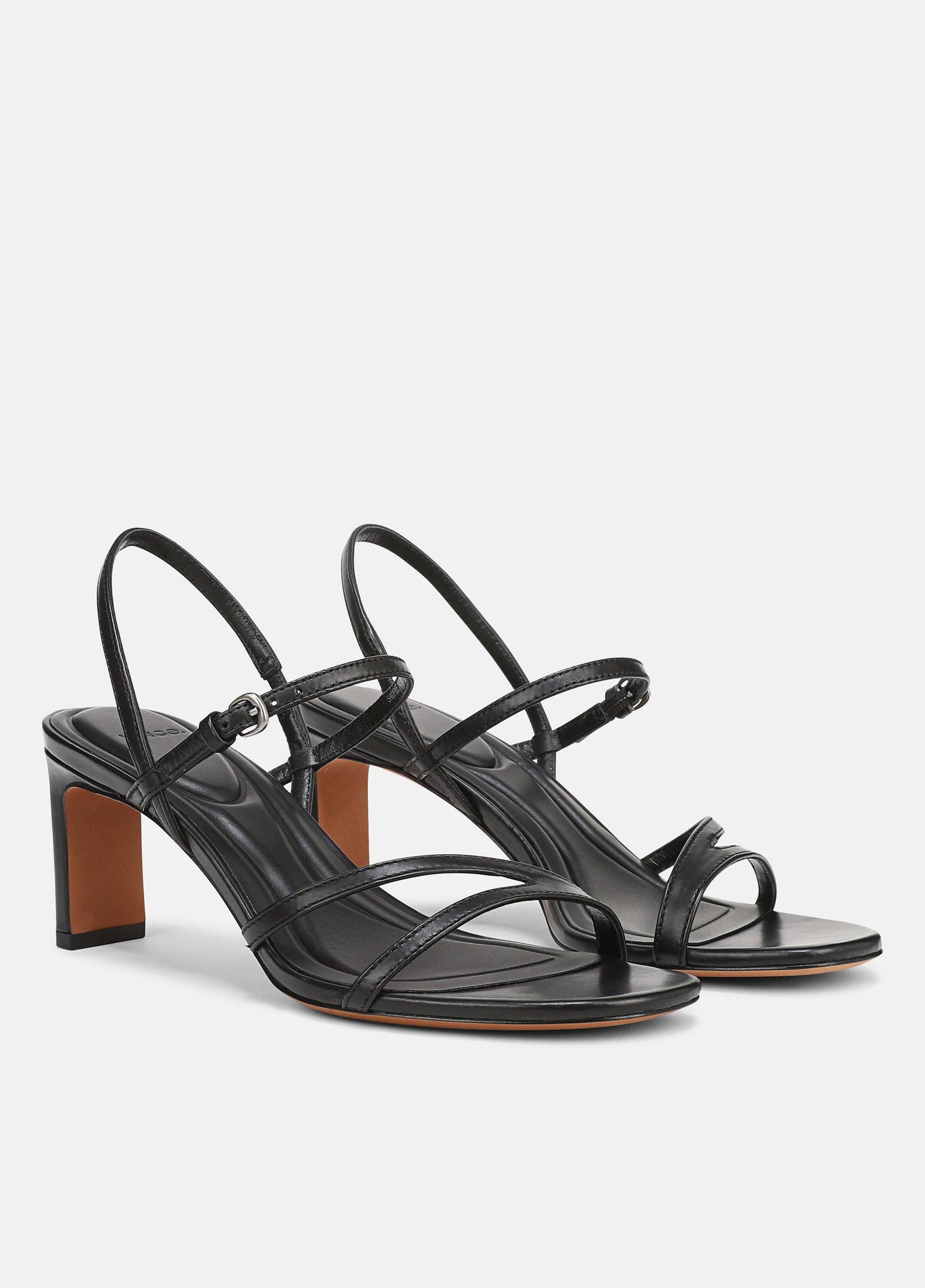 Marcela Leather Heeled Sandal Product Image