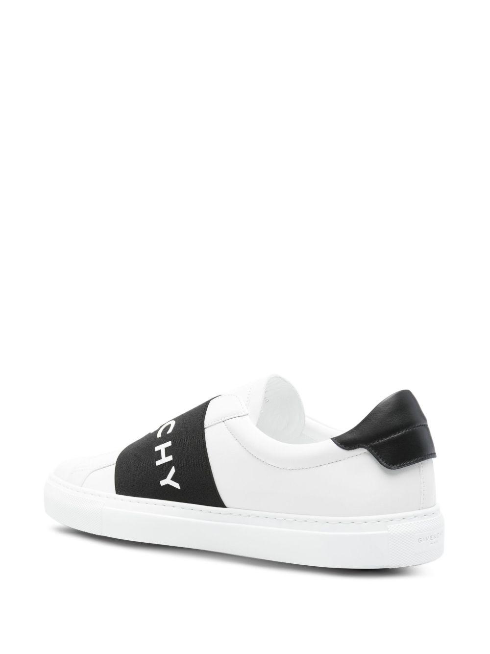 GIVENCHY Urban Street Sneakers In Leather With Elastic Band In Multi Product Image