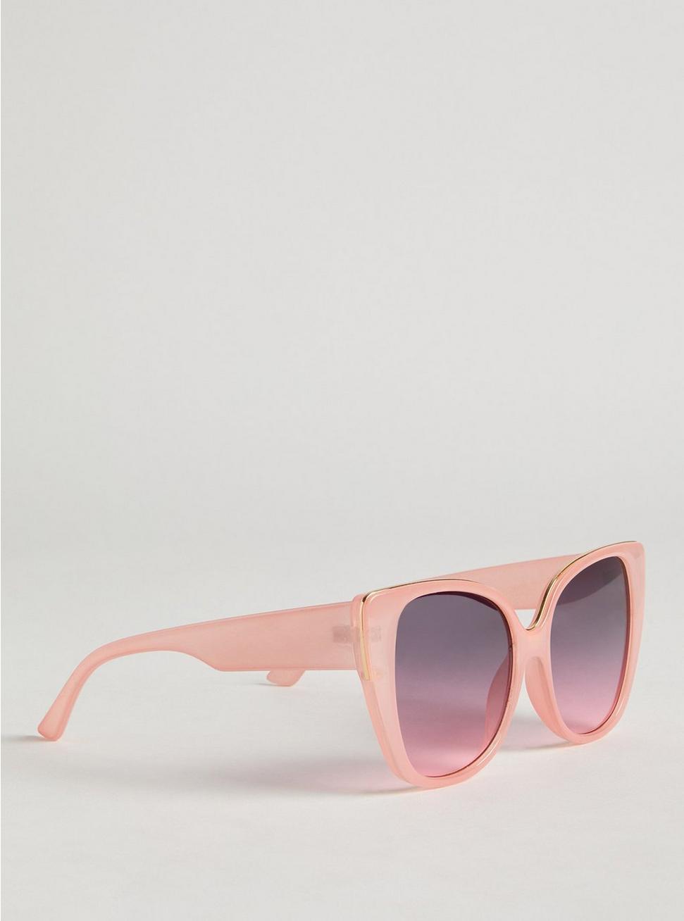 Translucent Cateye Smoke Lens Sunglasses Product Image