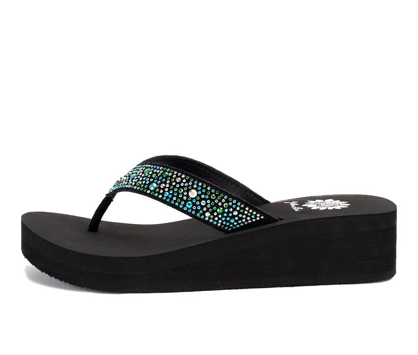 Women's Yellow Box Africa Wedge Flip-Flops Product Image