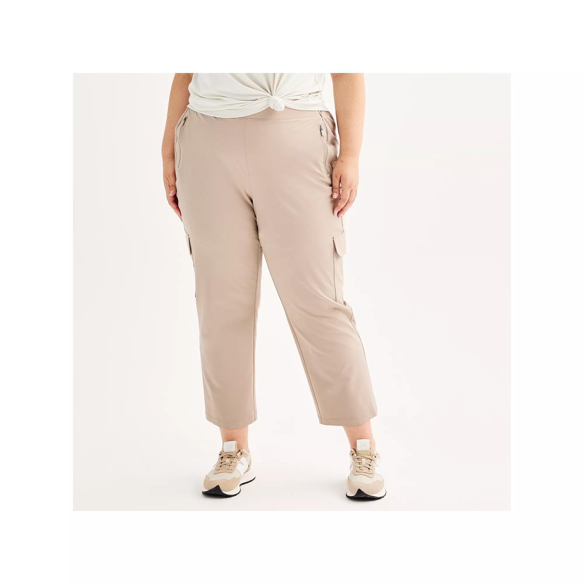 Plus Size Tek Gear® Cargo Pants, Women's, Size: 2XL, Brown Freeze Product Image