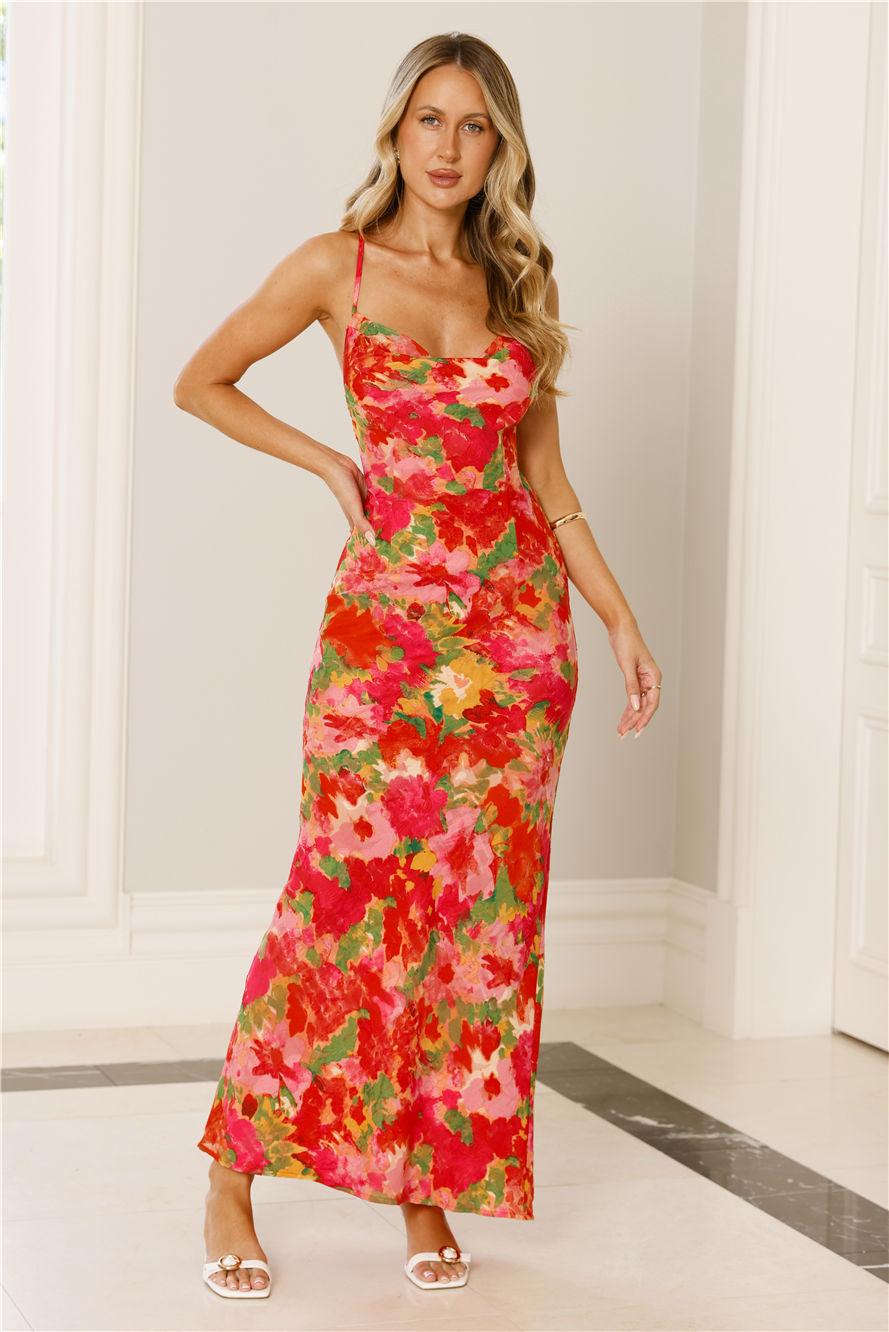 Juicy Secret Maxi Dress Print Product Image
