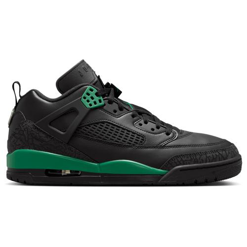 Jordan Mens Jordan Spizike Low - Mens Basketball Shoes Black/Classic Green/Varsity Red Product Image