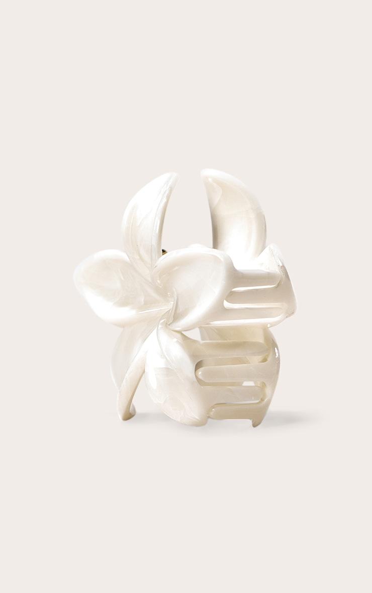 Cream Lily Flower Hair Clip Product Image