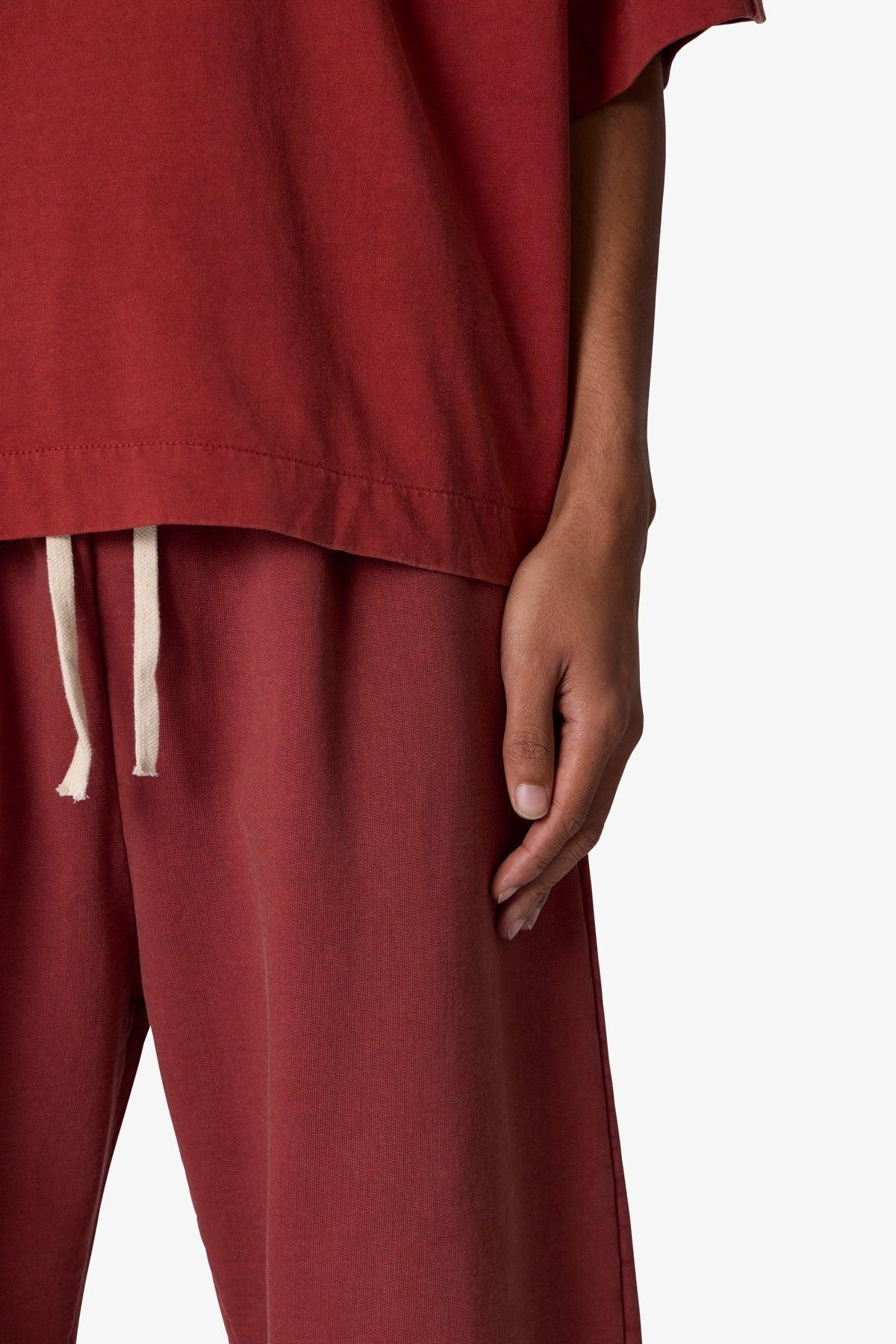 Paneled Hidden Pocket Tee - Rust Product Image