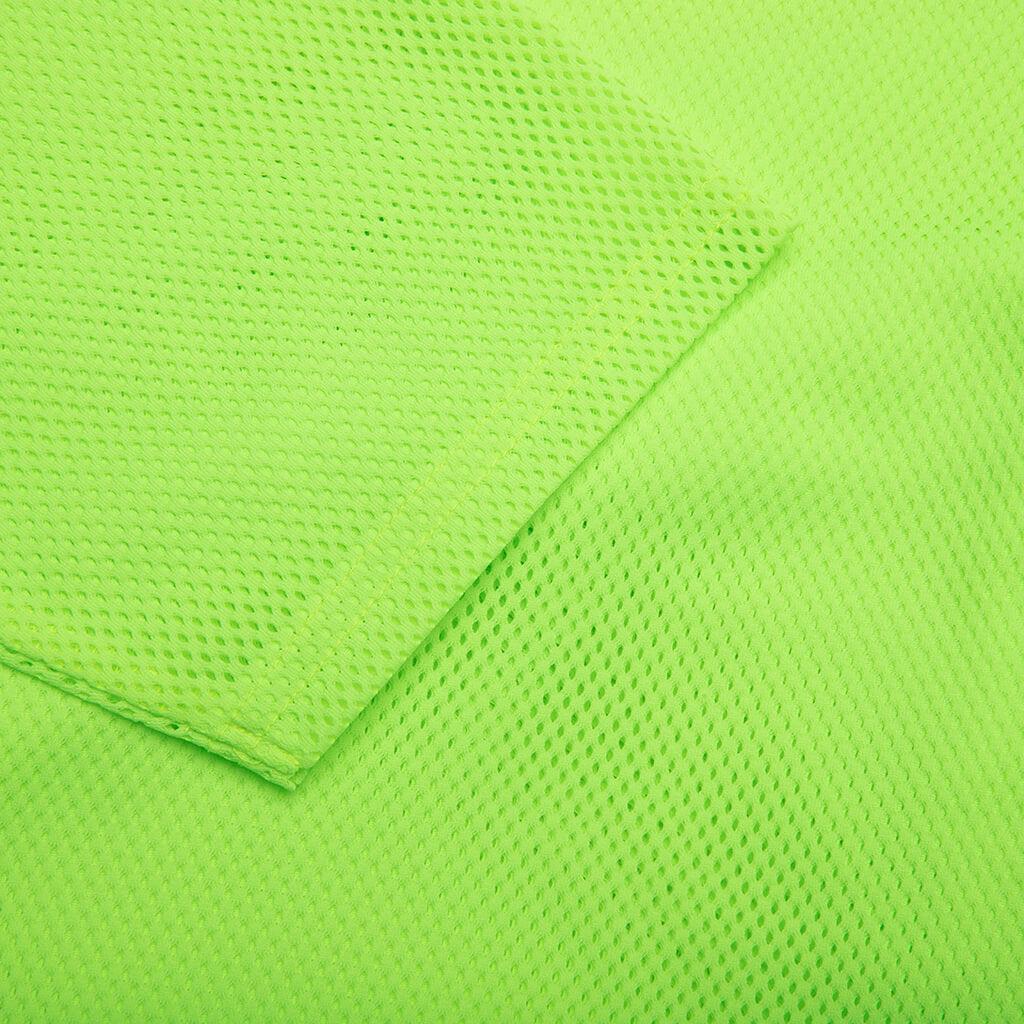 Crew Neck S/S Shirt Knit Mesh - Neon Green Male Product Image