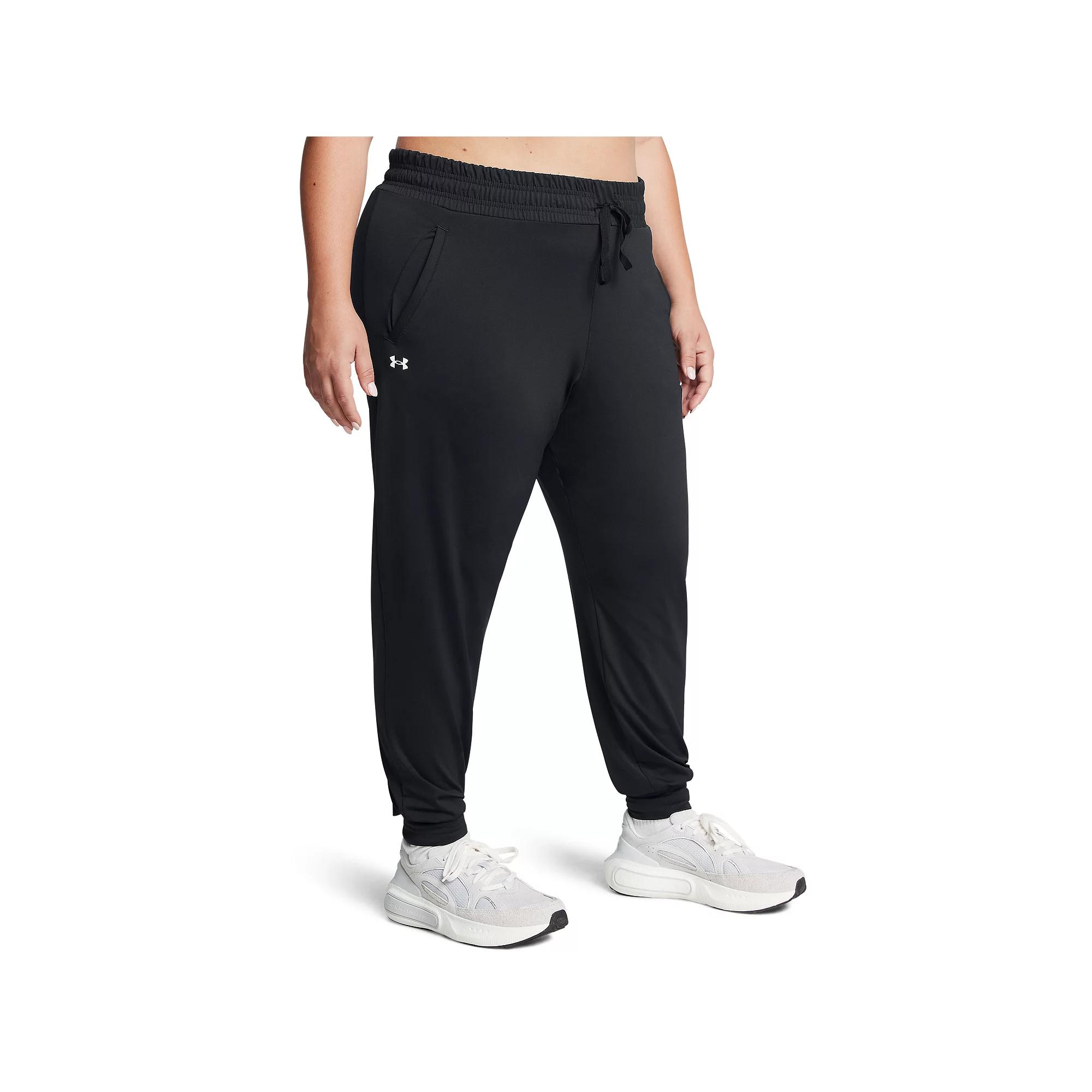 Plus Size Under Armour Jogger Pants, Women's, Size: 3XL, Black Black Product Image