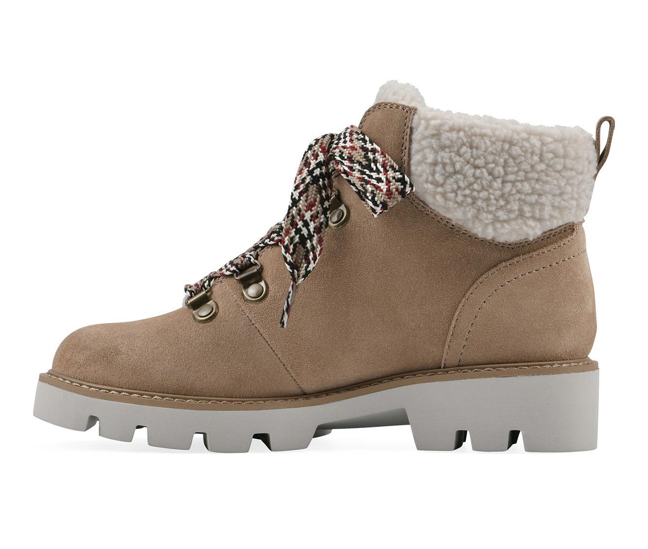 Women's White Mountain Gloving Lace Up Winter Booties Product Image