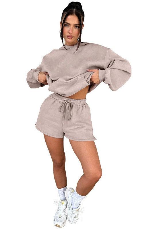 SEXY TWO PIECE TOP AND SHORTS SET Product Image