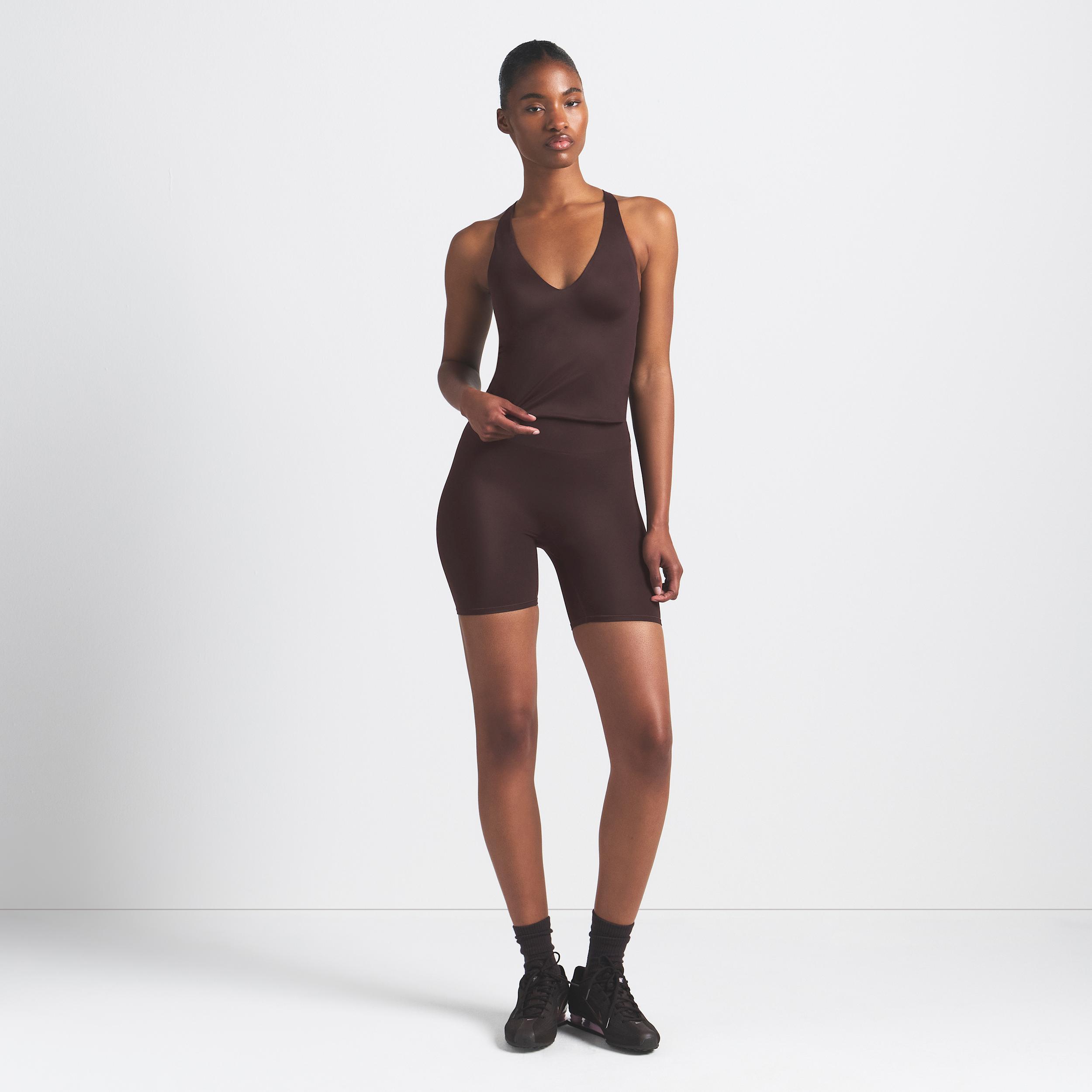 Nike Womens SKIMS Shine High-Neck Bra | BRSPT7004W-PHO Product Image