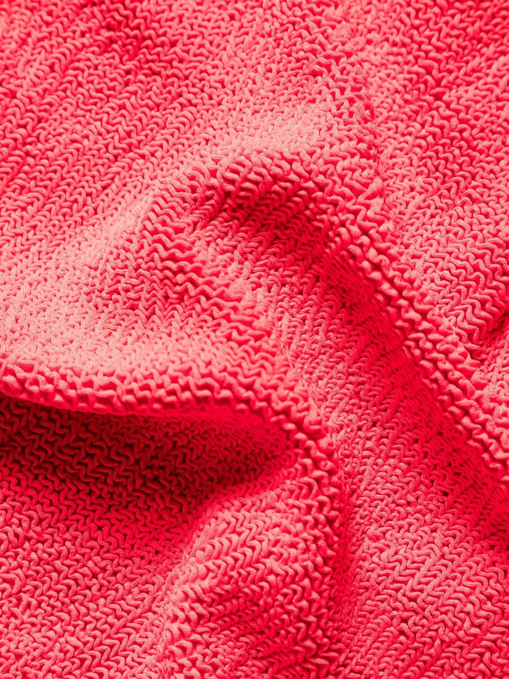 low-back textured swimsuit Product Image