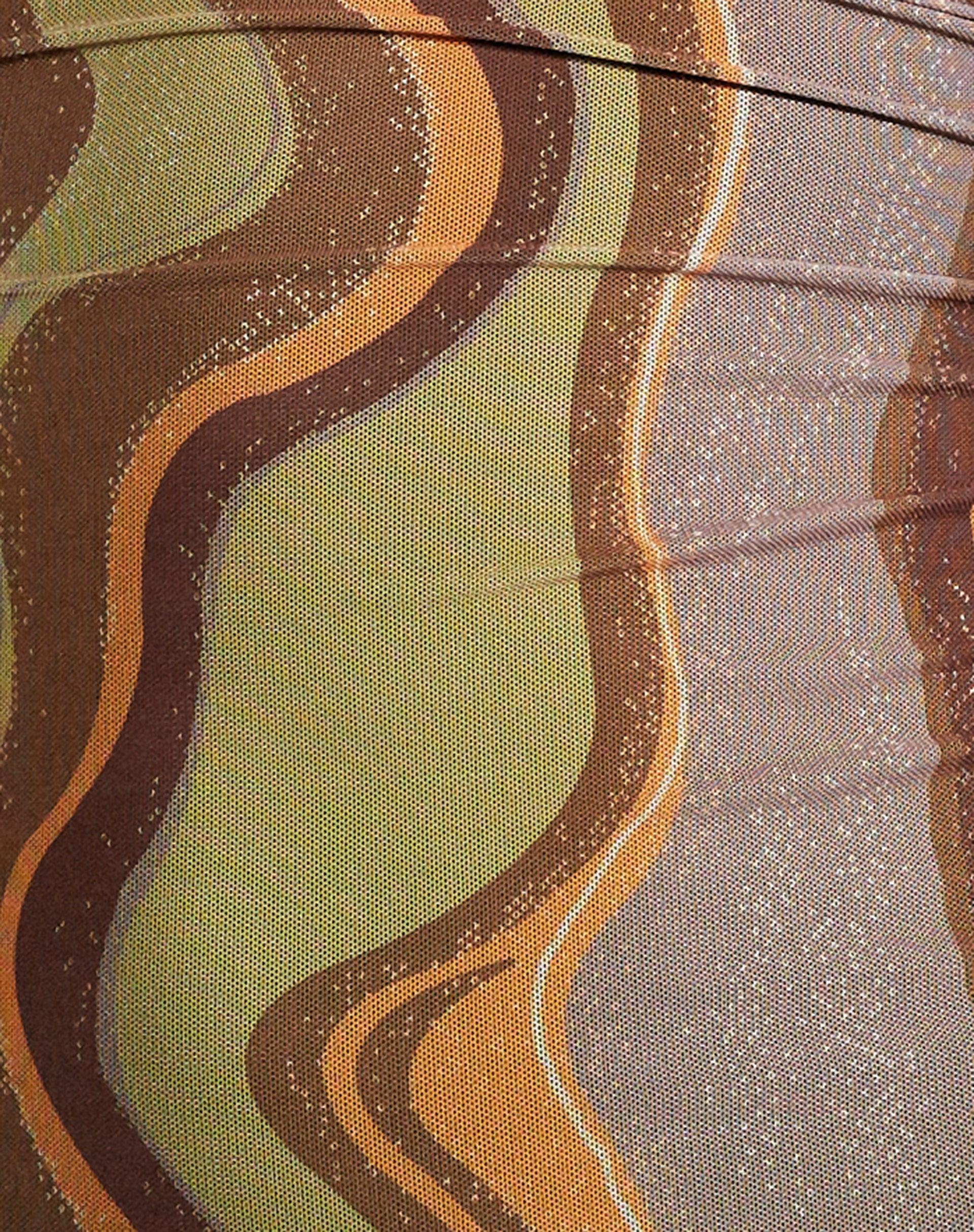 Bexley Mini Dress in Earthy Gradient Product Image