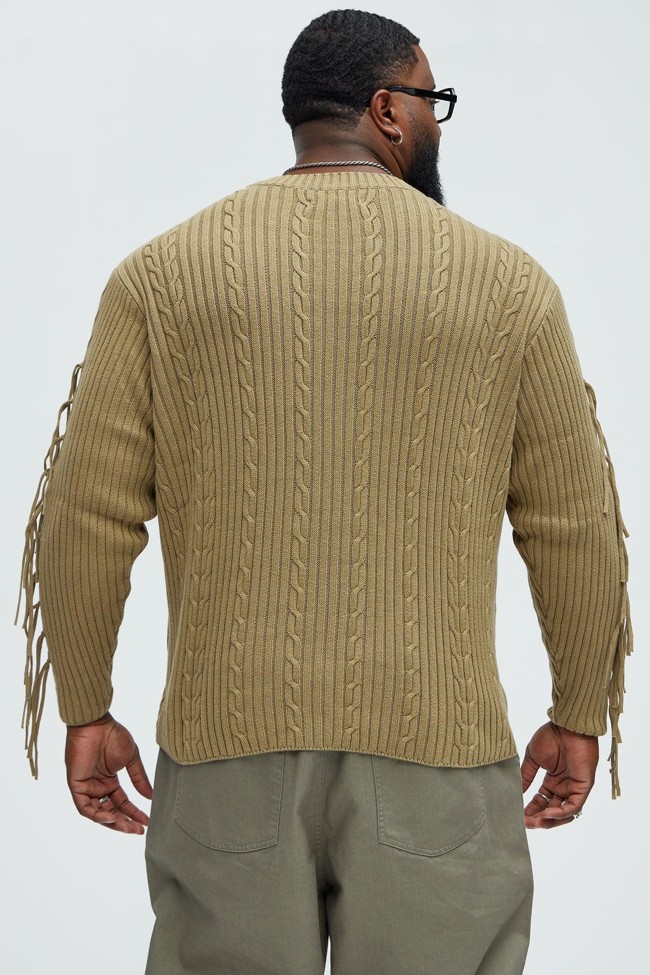 Stay For A While Sweater - Olive Product Image