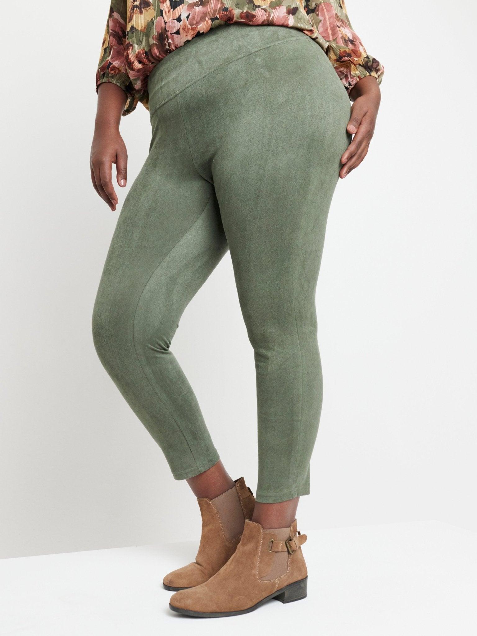 Roz & Ali Tummy Control Faux Suede - Plus Product Image