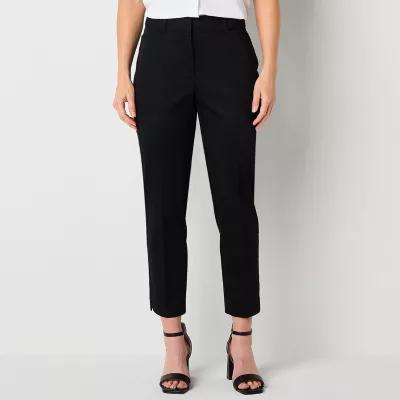 Liz Claiborne Emma Womens Ankle Mid Rise Tall Ankle Pant Product Image