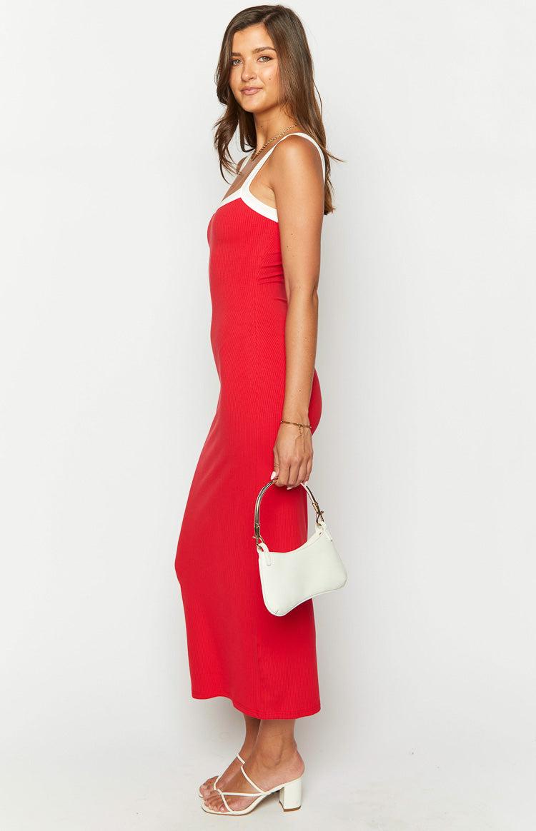 Cynthia Red Maxi Dress Product Image