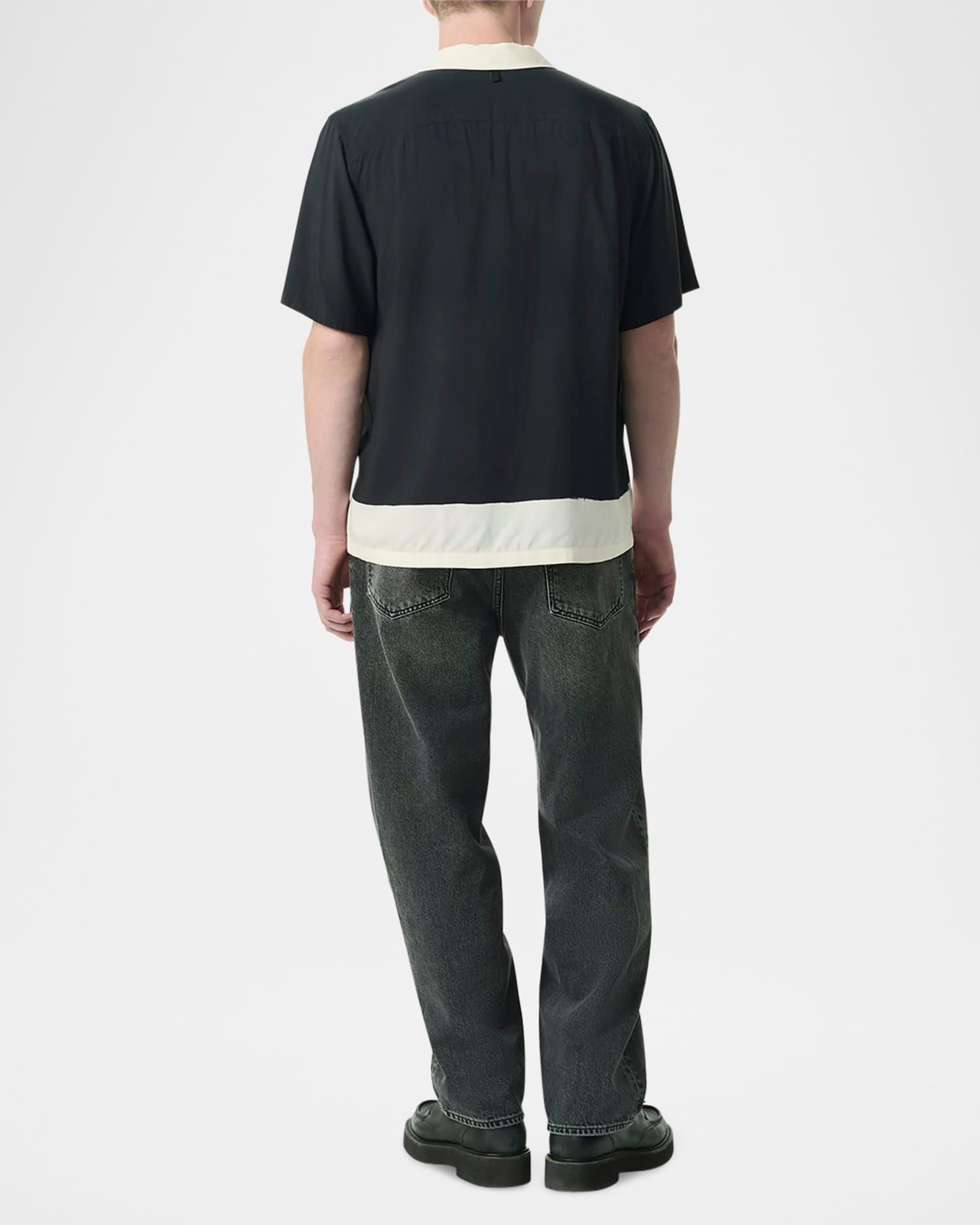 Men's Avery Painterly Print Camp Shirt Product Image