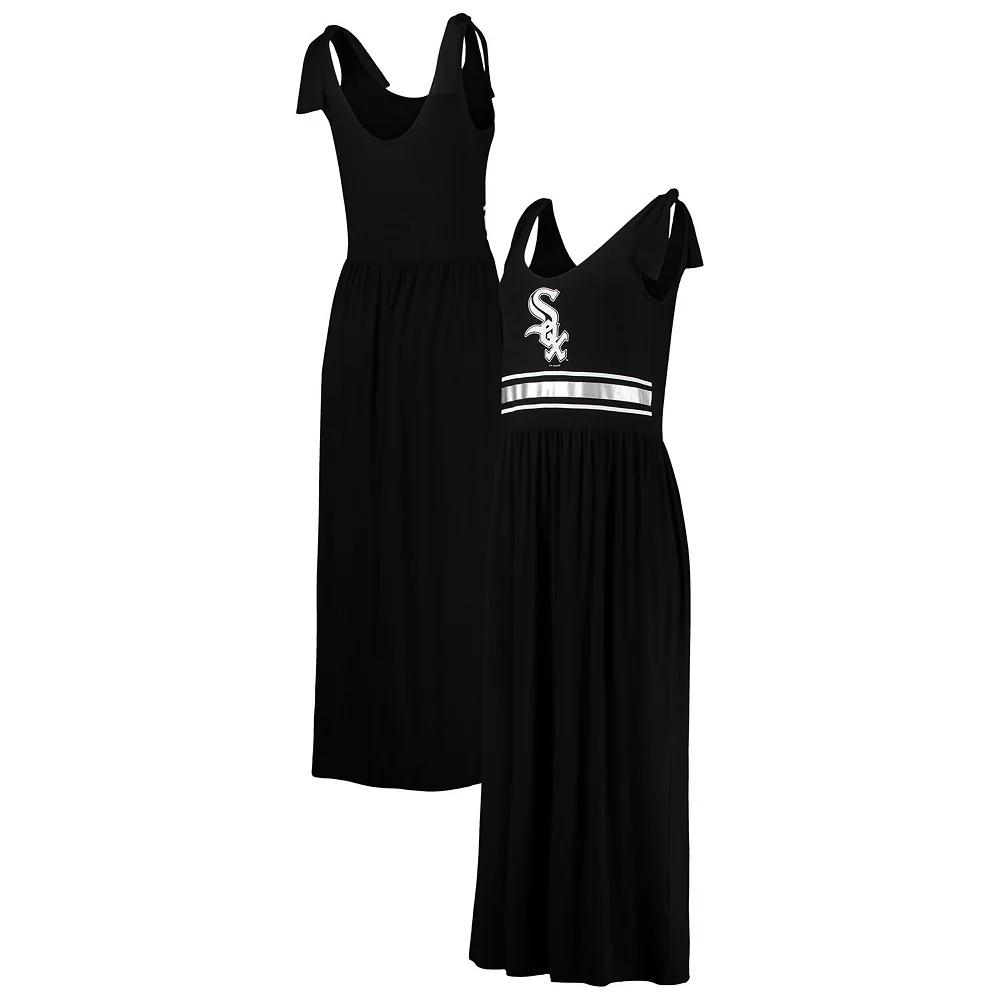 Women's G-III 4Her by Carl Banks Black Chicago White Sox Game Over Maxi Dress,  Product Image