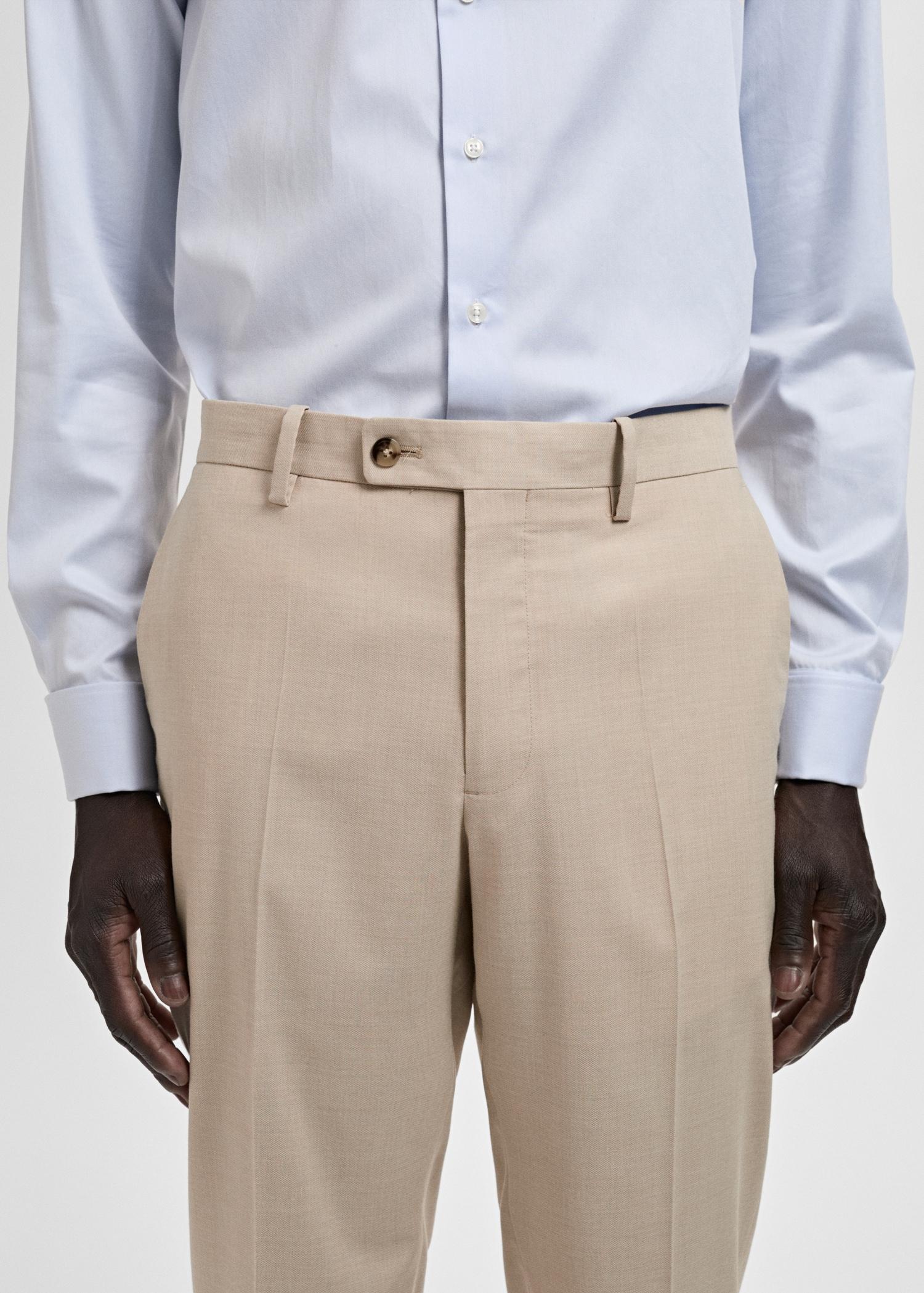 Milan slim-fit suit pants - Men | MANGO USA Product Image