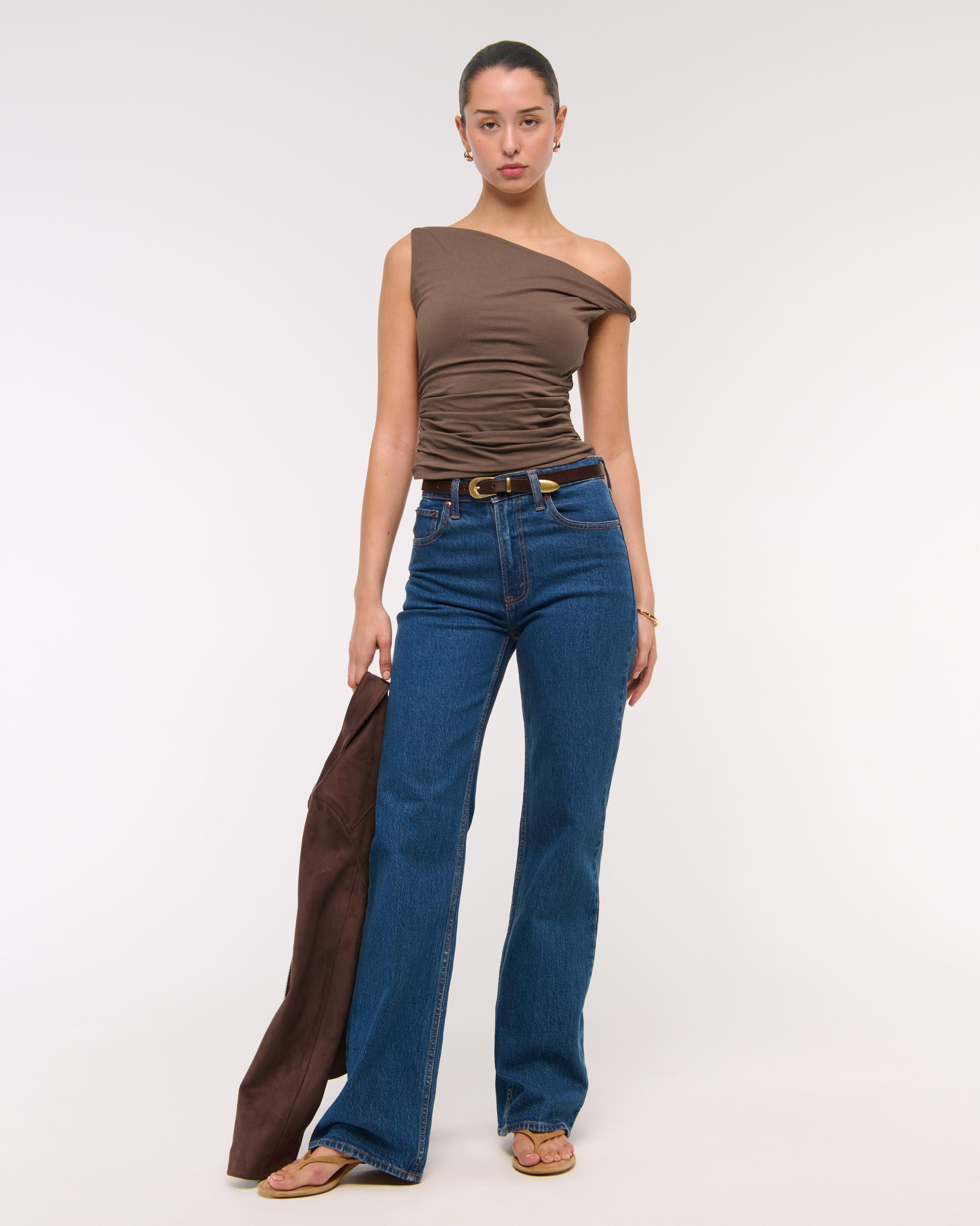 Asymmetrical Mesh Twist Top Product Image
