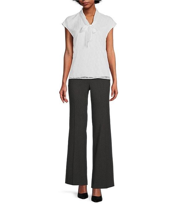 Calvin Klein Classic Fit Trouser Leg Stretch Luxe Pants Product Image