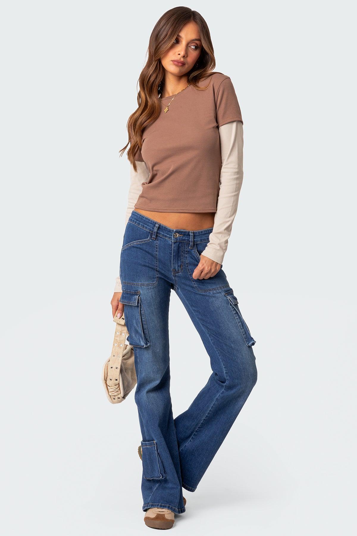 Mood Layered Long Sleeve T Shirt Product Image