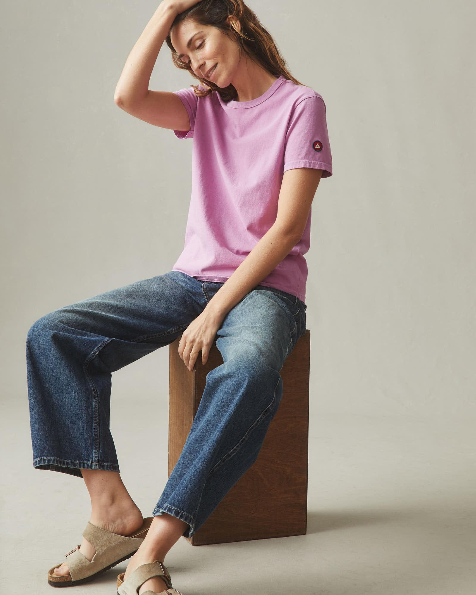 Women's Vintage Crew Tee - Washed Bodacious Product Image