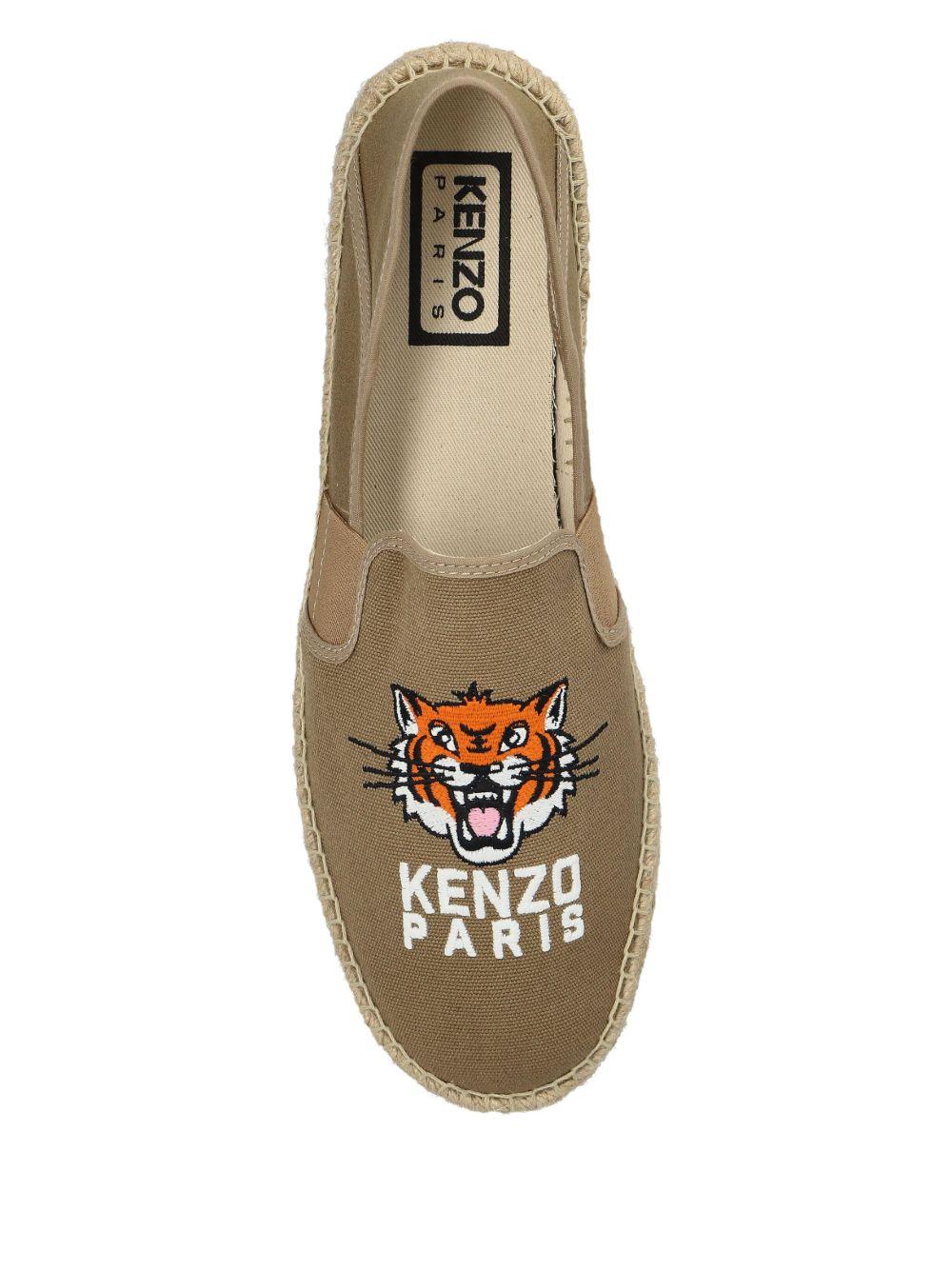 Tiger-embroidered espadrilles Product Image