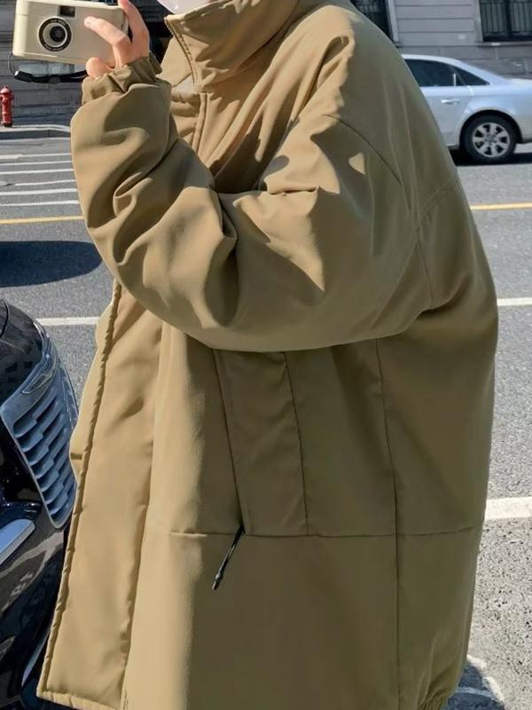 Men's Vintage Collared Zip Up Jacket Product Image