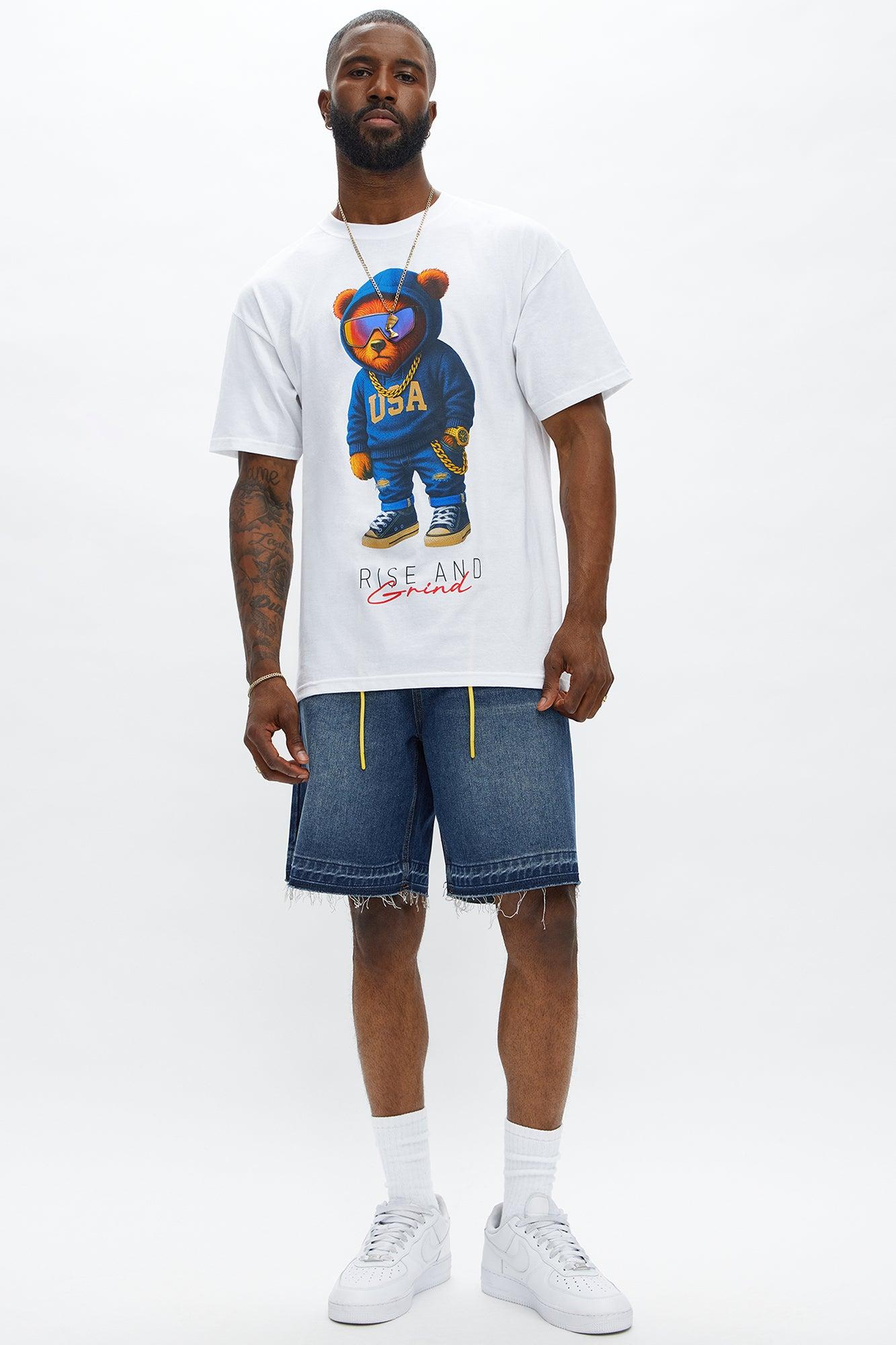 Rise And Grind Life Short Sleeve Tee - White Product Image