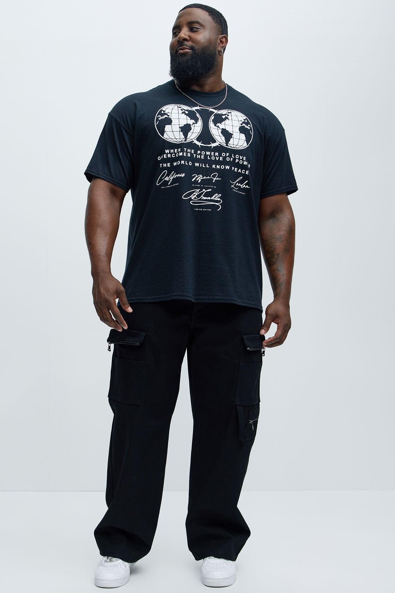 Spread Love Worldwide Short Sleeve Tee - Black Product Image