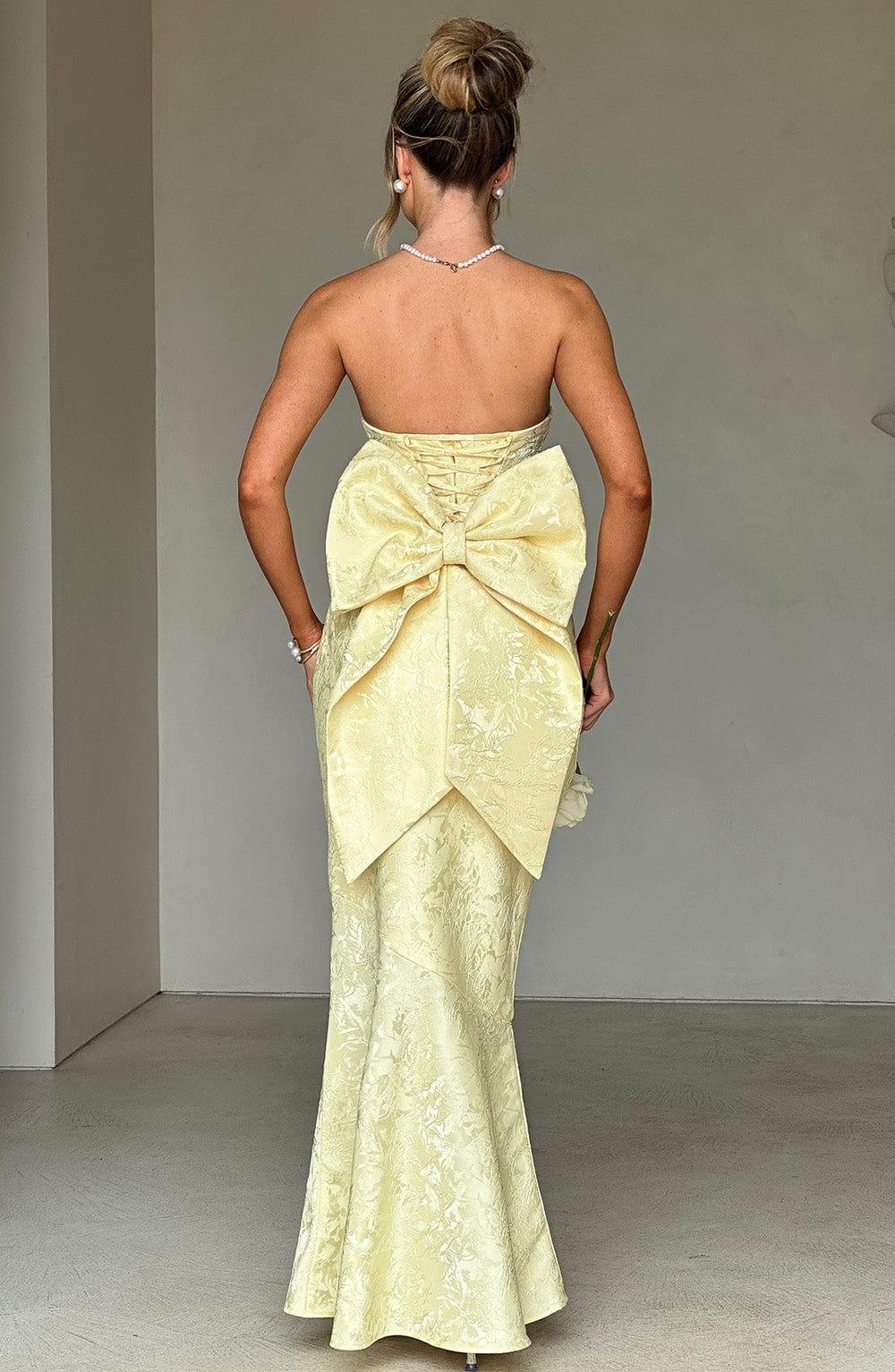 Felicity Maxi Dress - Lemon Product Image