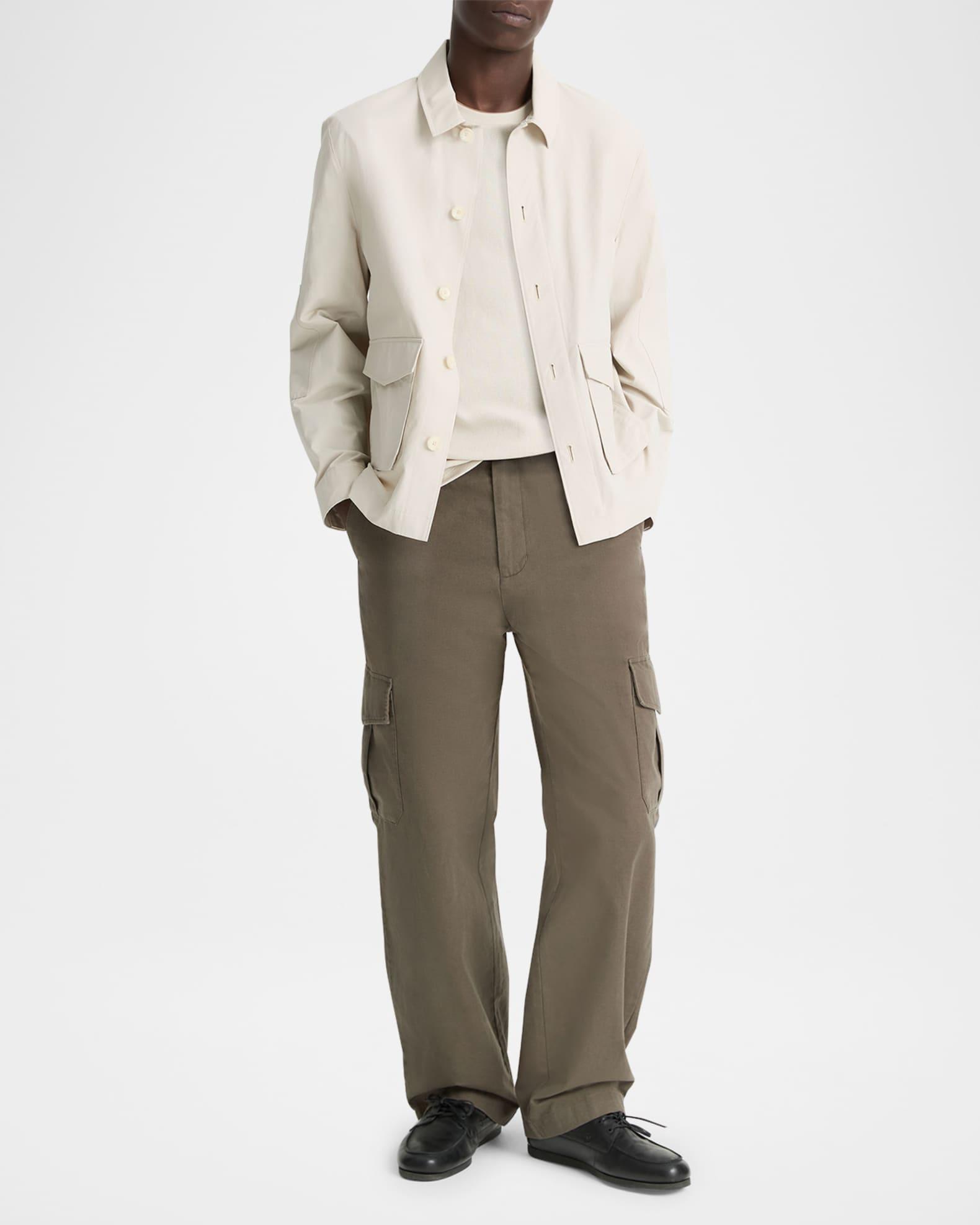 Men's Cotton-Blend Utility Jacket Product Image