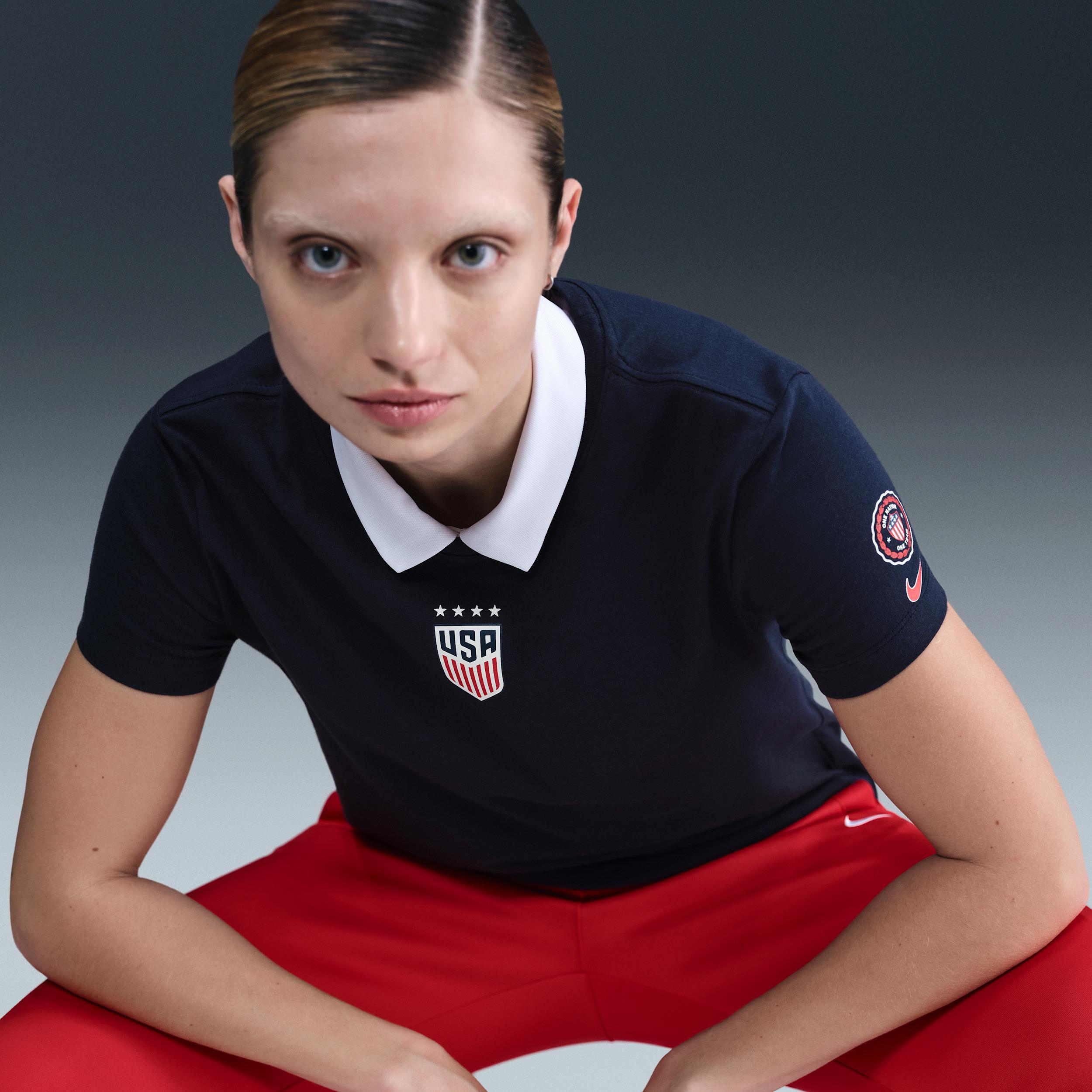 USWNT Nike Womens Soccer T-Shirt | HQ8460-451 Product Image