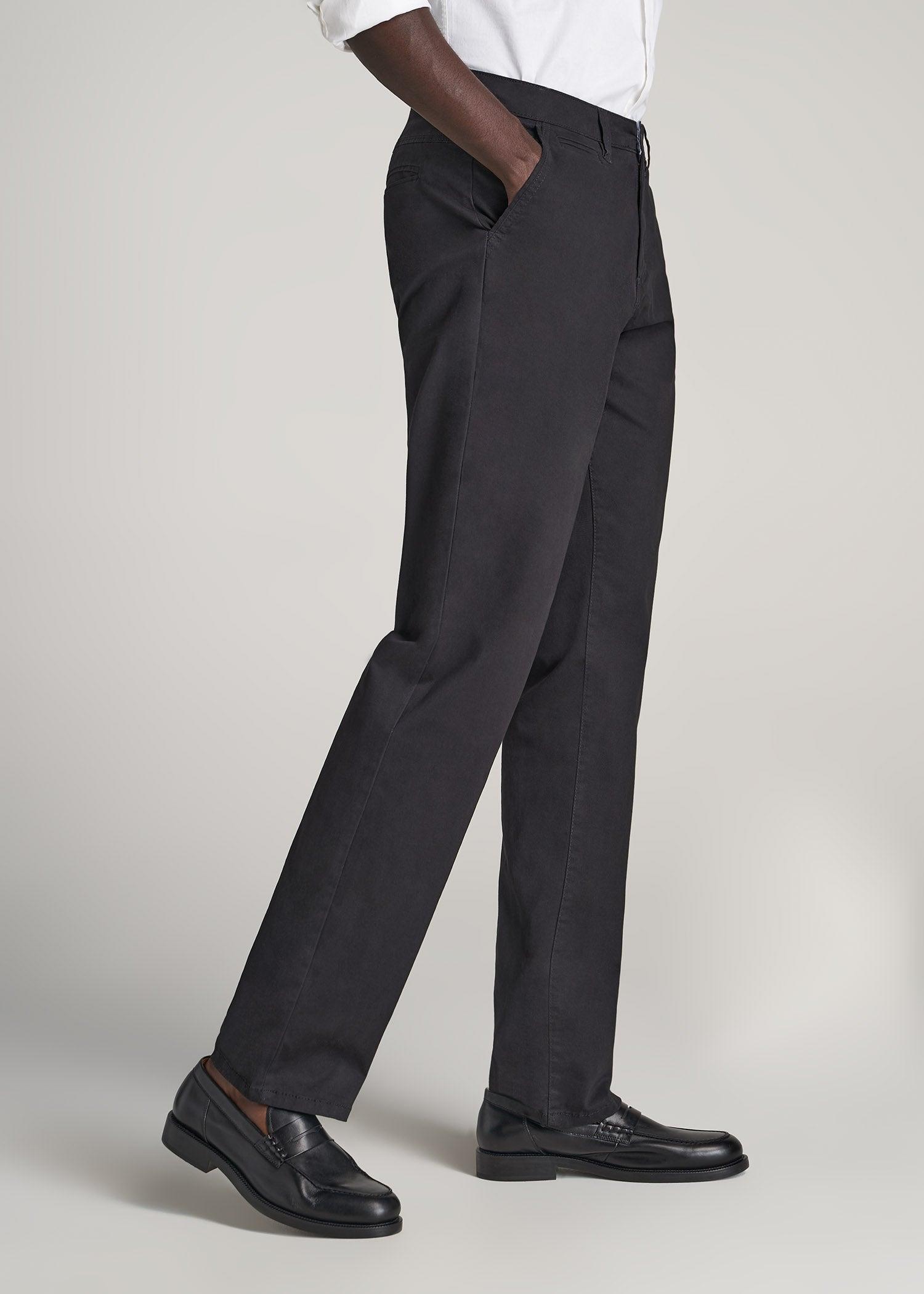 Mason RELAXED Chinos for Tall Men in Black Male Product Image