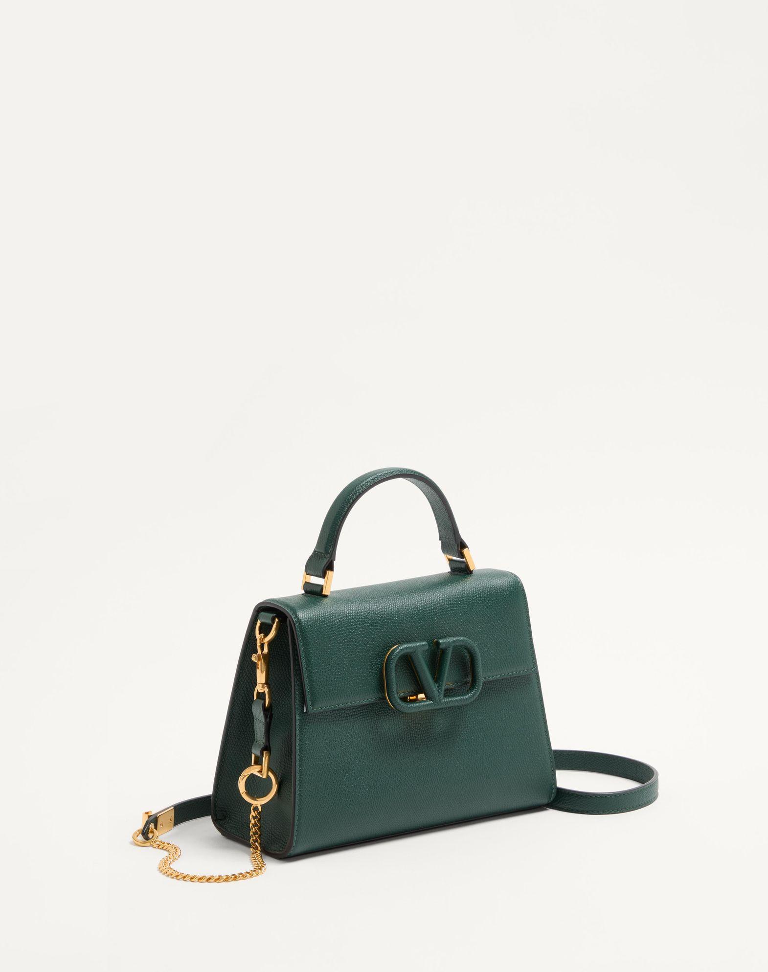 Small Vsling Grainy Calfskin Handbag Product Image