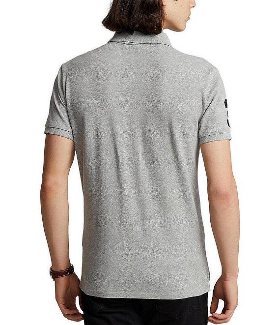 Polo Ralph Lauren Custom Slim Fit Big Pony Mesh Short-Sleeve Polo Shirt Product Image