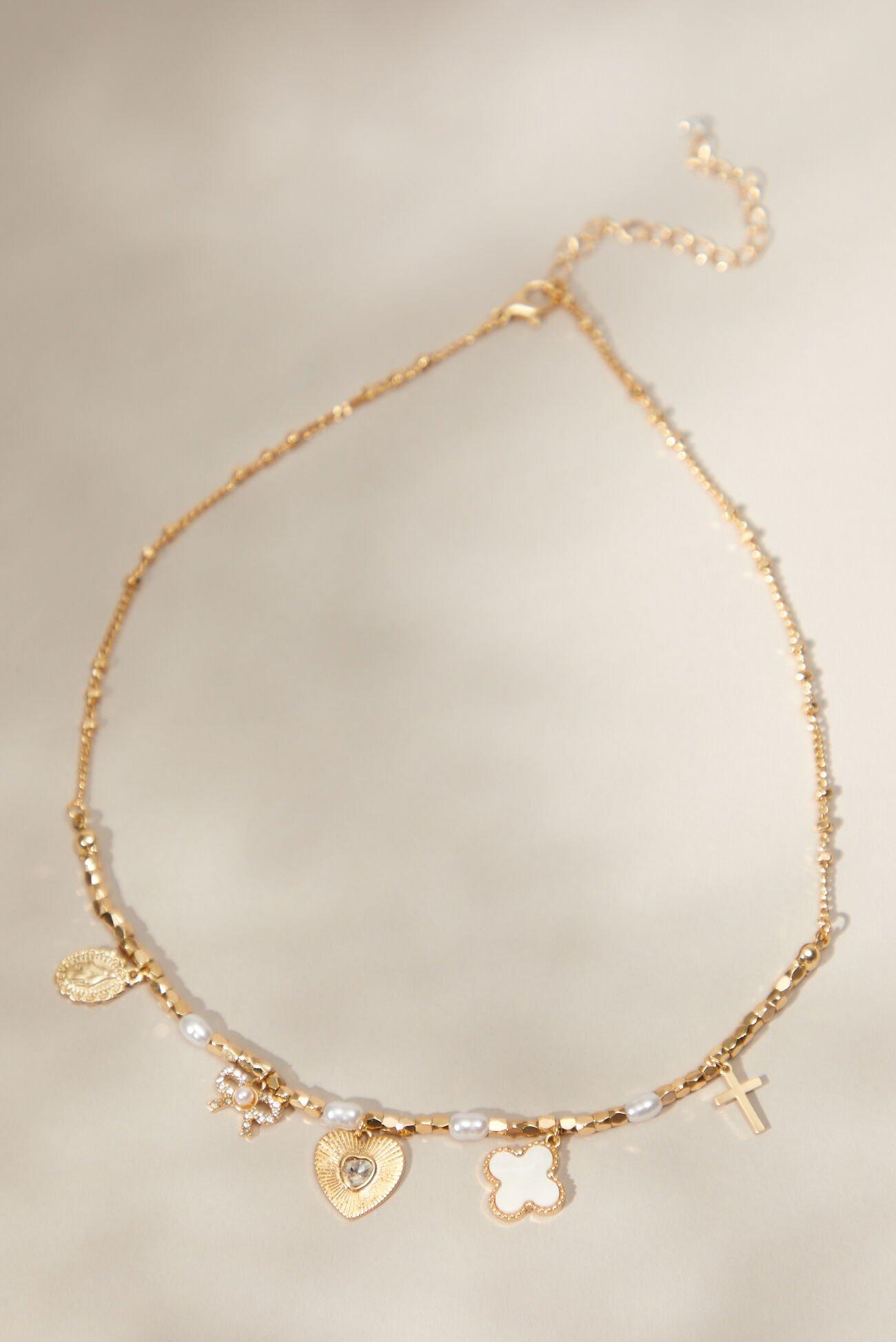 Charm Gold Necklace Product Image