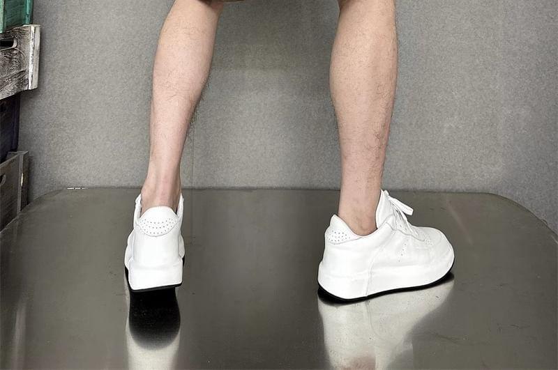 Drawstring Waist Plain Wide Leg Cargo Shorts Product Image